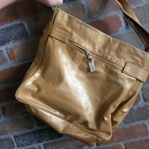 Gold Leather ALFT Purse - Picture 3 of 4